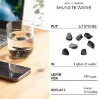 1 x RAW Customer Returns Polished Shungite Stones for Water Purification, 500g, for Healing Crystal Water Bottle, Natural Stone Infused Water, Authentic Shungite Nuggets for Water Cleansing and Filtering - RRP €36.99