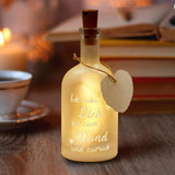 12 x Brand New Weewooday LED Bottle Lamp with Word Ich Liebe Dich bis zum Mond und Zur ck Decorative Bottle with Light Garland Cork Stopper Shape Love Gift for Women Valentine s Day Christmas - RRP €230.4