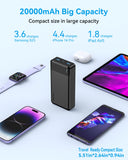 1 x RAW Customer Returns Asperx Power Bank 20000mAh quick charging function 22.5W, charging 3 devices at the same time PD 20W QC3.0  mobile phone batteries, small but strong battery pack, portable charger for iPhone Samsung smartphone Xiaomi - RRP €19.69