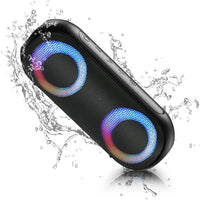 1 x RAW Customer Returns NOTABRICK Bluetooth Speaker with RGB Light Portable Music Box Bluetooth Box 30W True Wireless Stereo, 24h Battery, IPX7 Waterproof Speaker Boxes Bluetooth for Home, Outdoor, Garden - RRP €109.99