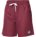 1 x RAW Customer Returns Ladeheid swim shorts men s comfortable swim shorts with wide elastic waistband and pockets swimming shorts board shorts LA40-129 Burgundy XXL  - RRP €24.99