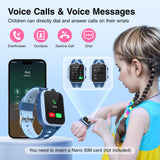 1 x RAW Customer Returns 4G Smartwatch Kids with GPS and Phone - IP67 Waterproof, Children s Watch for Calling with WiFi, Video Call, SOS, Alarm Clock, Children s Watch for Girls and Boys Ages 3-12, Blue - RRP €99.99