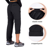 1 x RAW Customer Returns Cycorld Hiking Trousers Women s Trekking Trousers Breathable Zip Off Women s Outdoor Trousers Removable Outdoor Hiking Pants with 5 Deep Pockets for Hiking, Climbing, Travel and Leisure Black, M  - RRP €49.99