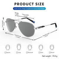 1 x RAW Customer Returns DADA-PRO Sunglasses Men s Pilot Glasses Women s Polarized Mirrored Retro Driving Driver Glasses UV400 Protection for Driving Travel Golf Party and Leisure Silver  - RRP €18.13