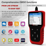 1 x RAW Customer Returns MOTOPOWER MP69035 OBD2 Scanner Universal Car Engine Error Code Reader CAN Diagnostic Scan Tool for all OBD II Protocol Cars since 1996 red - RRP €39.99