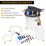 1 x RAW Customer Returns GOTLUCK brake bleeder car compressed air, 2L bleeder with 1L refill bottle and adapters, brake fluid changer with 70 inch long silicone bleeder hose - RRP €49.18