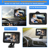 1 x RAW Customer Returns TOUTBIEN Rear Seat Mirror for Baby, 4.3 HD Baby Mirror Rear View Monitor with Camera 1080P Baby Car Back Seat Monitor with Night Vision Function 150 Wide Angle Adjustable Car Mirror Back Seat - RRP €40.15