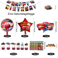 32 x Brand New VAVICRAP Pack of 55 Cars Theme Birthday Decoration Car Birthday Decoration Boys Girls Car Foil Balloons with Gift Bag Plastic for Children s Birthdays Children s Room Decorations Theme Parties - RRP €289.92