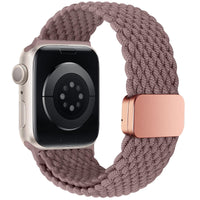 1 x RAW Customer Returns HITZEE Compatible with Apple Watch Bracelet 49mm 45mm 44mm 42mm 41mm 40mm 38mm, Braided Band with Magnetic Clasp Designed for Apple Watch Ultra 2 Series 9 8 7 SE 6 5 4 41 40 38, Smoke Purple  - RRP €15.99