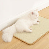 2 x Brand New WOOLUCK 2 Pcs Cat Scratching Mat, Scratching Mat for Cats, Sisal Carpet Cat Scratching Board Wall, Scratching Pad Floor Non-Slip, Claw Grinding, Protects Carpets and Sofas 40CM X 60CM  - RRP €41.38