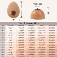 1 x RAW Customer Returns Vollence D Cup 1000g Silicone Breast Forms Silicone Breast Forms False Breasts Breast Prostheses Mastectomy Transgender Crossdresser Cosplay Prosthesis Fake Breasts - RRP €51.99