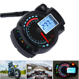 1 x RAW Customer Returns Geloo 15000RPM Motorcycle Speedometer LCD Digital Motorcycle RX2N Odometer Instrument Adjustable, Odometer Tachometer with Speed Sensor 0-299 KM H 7 Colors Backlight - RRP €48.99