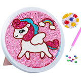 1 x Brand New Konrisa Unicorn Diamond Painting for Kids Age 6 8 10 12 Mosaic Gems Art Rhombic Dots Paint by Number Kit with Frame for Beginners, DIY Embroidery Gifts for Boys and Girls - RRP €19.2