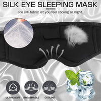 1 x RAW Customer Returns LC-dolida Sleep Mask with Bluetooth, Sleep Mask, Sleep Mask, Sleep Mask, Slim Speaker, Cool Gadgets, Gifts for Men and Women - RRP €26.99