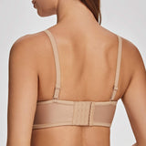 1 x RAW Customer Returns MELENECA Women s Invisible Strapless Bra with Underwire with Large Cups Almond 1F - RRP €29.99