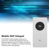 1 x RAW Customer Returns 5G Router, Mobile 5G WiFi Hotspot, 5G WiFi Pocket Size with Nano SIM Slot, Portable WiFi Hotspot for Travel, Mobile WiFi for Travel, Road Trip, Vacation - RRP €135.29