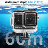 1 x RAW Customer Returns FitStill 60M 196FT Waterproof Case for Insta 360 Ace Pro Ace, Dustproof and Waterproof Protective Case, Underwater Diving Housing with Stand Accessories, Suitable for Insta 360 Ace Pro Accessories - RRP €19.7