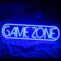 1 x RAW Customer Returns Game Zone Neon Signs Gamer LED Neon Light Gaming Zone Neon Sign for Game Room Decoration, Play Area, Man Cave, Pub, Gift for Teens, Friends, Boys Blue  - RRP €37.25