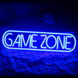 1 x RAW Customer Returns Game Zone Neon Signs Gamer LED Neon Light Gaming Zone Neon Sign for Game Room Decoration, Play Area, Man Cave, Pub, Gift for Teens, Friends, Boys Blue  - RRP €37.3