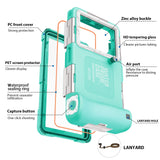 1 x RAW Customer Returns Waterproof Smartphone Case IPX8 Waterproof Cell Phone Case Holder 15m Underwater compatible for iPhone 15 14 13 12 11 15 Pro Max 13 12 11 Pro Samsung S24 S23 S22 Ultra A35 A55 A25 A15 A34 A54 - RRP €36.99