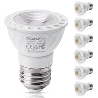 1 x RAW Customer Returns DiCUNO E27 LED lamp 5W, PAR16 LED spotlight 328LM, cold white 5000K, replacement for 50W halogen spots, super high CRI 98, MR16 LED spotlight, beam angle 60 , 100-240V, not dimmable, set of 6 - RRP €25.2