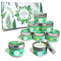 8 x RAW Customer Returns Topsics Citronella Candle Outdoor, 8 Pieces 70g Citronella Candles Outdoor, Lemon Candles Garden Lemongrass Natural Soy Wax for Garden, Patio, Picnic, Camping Indoor, Burning Time 160-200 Hours - RRP €137.12