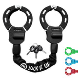 1 x RAW Customer Returns Mezelon E Scooter Lock 8mm Bicycle Lock High Security Locks Handcuff Lock Heavy Duty Locks for E Scooters Bicycles E-Bikes Motorcycles - RRP €59.18