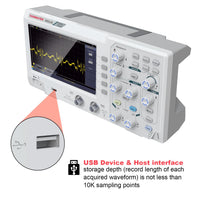 1 x RAW Customer Returns Digital Oscilloscope, Hanmatek DOS1102 Portable Professional Oscilloscope Kit with 2 Channels and Screen 7 inch 18 cm, TFT LCD Display, 110 MHz, 100 - 240 V - RRP €199.99