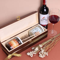 1 x RAW Customer Returns Creative Deco Brown Wine Box Wooden Box Wine box for 1 bottle with lid and closure 35.1 x 11 x 10 cm Perfect for decoupage, storage, decoration or as a gift made of pine wood - RRP €19.1