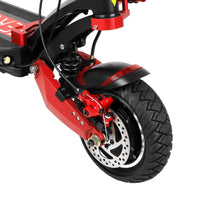 1 x RAW Customer Returns 10 inch Scooter Solid Tires, Electric Scooter Solid Tires 10 x 3 255 x 80 80 65-6 Replacement Tire for Zero 10X Kaabo WOLF WARRIOR X MANTIS 10, Front Rear Scooter Solid Tires 2 PCS Red  - RRP €77.64