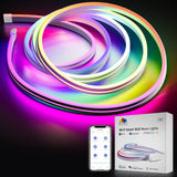 1 x RAW Customer Returns SIBI Neon Led Strip, RGBIC LED Tape with App Control, Music Sync, Color Change, Works with Alexa and Google Assistant, Neon Light for Bedroom, Living Room, Wall Decoration, 3M - RRP €40.33