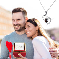 1 x Brand New SOLARLAB Eternal Rose Gifts for Women, Anniversary Gift for Her, Rose Gift with I Love You Necklace, Gifts for Her Wife Girlfriend Mother on Birthday, Valentine s Day, Mother s Day Red  - RRP €31.2