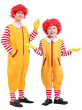 1 x RAW Customer Returns AudMsier 4PCS Clown Costume Children Yellow Costume, Clown Parent-Child Costume, Halloween Carnival Cosplay Christmas Costume Size100CM - RRP €29.99