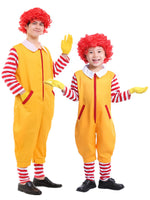 1 x Brand New AudMsier 4PCS Children s Clown Costumes Parent-Child Clown Costumes Christmas Costume Halloween Carnival Role Play 100CM  - RRP €20.4