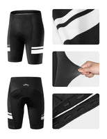 1 x RAW Customer Returns INBIKE cycling jersey men s short sleeve women s cycling clothing men s set short cycling jersey and cycling shorts with seat pad black, L  - RRP €37.99