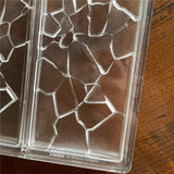 4 x RAW Customer Returns Crack shape chocolate bar mold polycarbonate energy bar molds chocolate maker - RRP €68.56