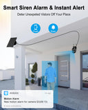 1 x RAW Customer Returns ANRAN 2K HD surveillance camera outdoor battery solar, wireless surveillance camera WLAN with spotlight, AI motion detection and Alexa compatible, colored night vision, 2-way audio, Q3 Pro black - RRP €89.99