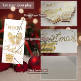 3 x Brand New Tuluto Pack of 16 Christmas cards with 16 envelopes and 24 stickers set, Christmas postcards, Merry Christmas, personalized gifts for the family, the most beautiful Christmas greetings - RRP €50.4