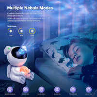 1 x RAW Customer Returns Astronaut Starry Sky Projector, LED Night Light Starry Sky with Remote Control 360 Rotating 16 Modes Galaxy Light Projector for Children Adults Bedroom Room Decoration Party Ambience - RRP €30.24