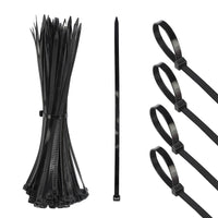 3 x Brand New 120 Pack Black UV and Heat Resistant Cable Ties with 70kg Tensile Strength 300mm x 8mm - RRP €68.4