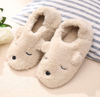 1 x Brand New iHomey Women Slippers with Plush Fleece Fuzzy Cartoon Animal Non-Slip Slippers for Winter Home - RRP €60.0