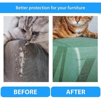 1 x Brand New Cat scratch protection, 10 pieces transparent cat scratch protection film, sofa scratch protection pad, anti-scratch film for sofa, wall, door and furniture - RRP €20.4