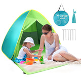 1 x RAW Customer Returns FBSPORT Beach Shelter Pop Up Beach Tent with UV Protection Windbreak and Zippered Door Portable Beach Tent for 2-3 Persons Family Baby Children Beach Tent for Outdoor Camping Garden - RRP €32.99