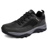 1 x RAW Customer Returns CC-Los hiking shoes men s low shoes, breathable, lightweight trekking shoes size 41 to 46, black, 40.5 EU - RRP €43.07