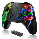 1 x RAW Customer Returns EasySMX PS3 Controller, 2.4G Wireless PC Gamepad, Adjustable LED, Turbo, Four Programmable Buttons to Support PS3 OTG Functions for Android Tablets PC TV, TV Box - RRP €38.98