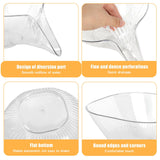 2 x Brand New GOSHIES Draining Basket Funnel Pack of 3 Multifunctional Draining Basket Strainer Basket with Funnel, Draining Basket with Cleaning Gloves and Transparent Cleaning Cloth - RRP €40.8