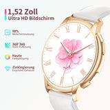 1 x RAW Customer Returns TIFOZEN Smartwatch Women s with Phone Function, 1.52 HD Fitness Watch, 110 Sports Modes, Heart Rate SpO2 Sleep Monitor, IP67 Waterproof, Calorie Step Activity Tracker for Android iOS Rose Gold - RRP €49.99