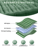 1 x RAW Customer Returns VUENICEE Self-Inflating Sleeping Mat, 12CM Thickened Camping Air Mattress with Foot Press Pump, Waterproof Ultralight Camping Mattress for Hiking, Camping, Desert, Beach etc. Xinjun Green - RRP €29.14