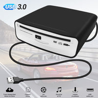 1 x RAW Customer Returns Roundsky USB 2.0 Interface Car Radio CD DVD Dish Box Player External Stereo for Android - RRP €58.51