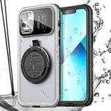 1 x RAW Customer Returns AICase Self-Check Waterproof Phone Case for iPhone 13,Underwater Touch Screen,Waterproof,Dustproof,Snowproof,Diving Phone Case,Built-in Screen Protector for Shower,Beach,Snorkeling - RRP €29.99